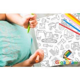 GigaDraw Build Gyerek színező Start csomag