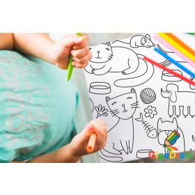 GigaDraw PawPrints Gyerek színező Start csomag